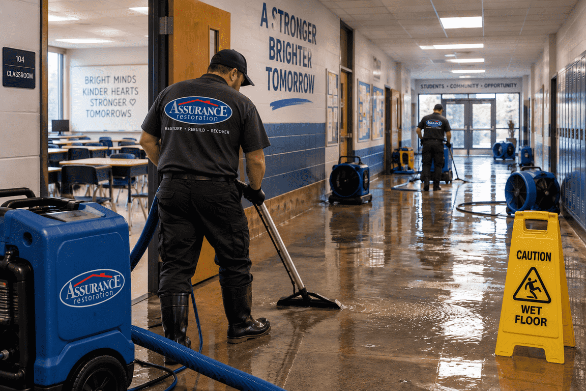 What Happens When a School Floods? A Water Damage Restoration Guide for Tulsa Schools