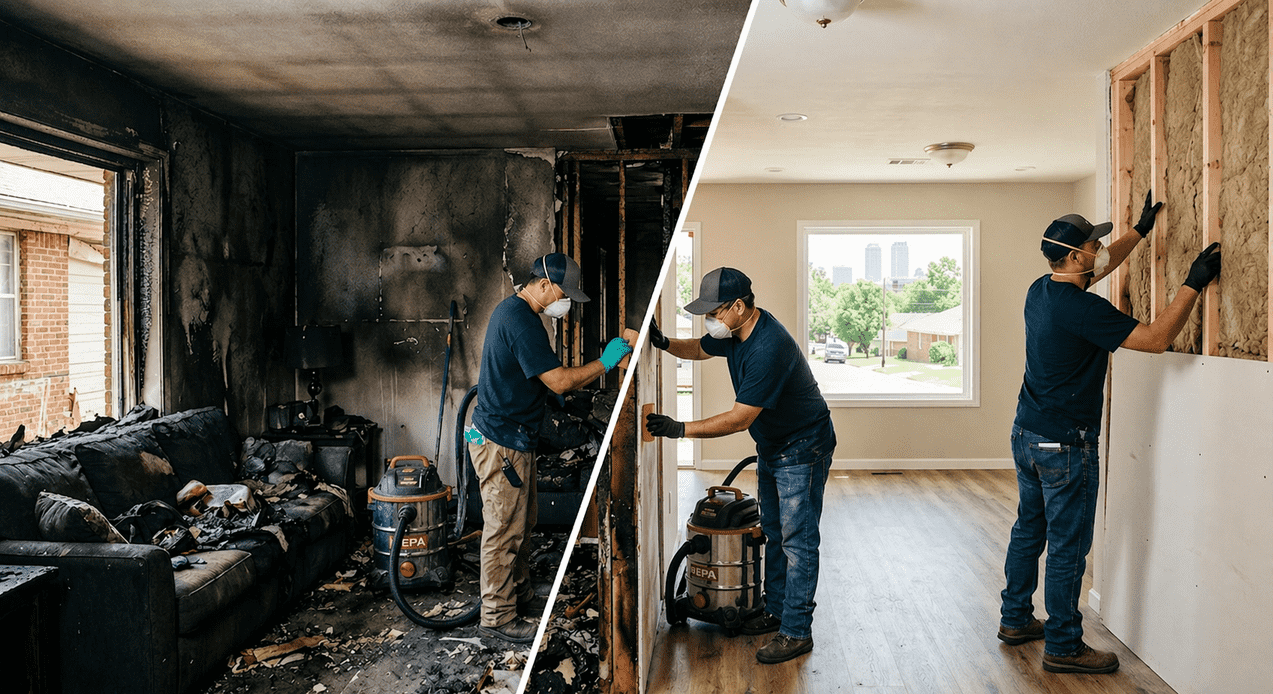 What You Should Do After Fire Damage in a Tulsa Home