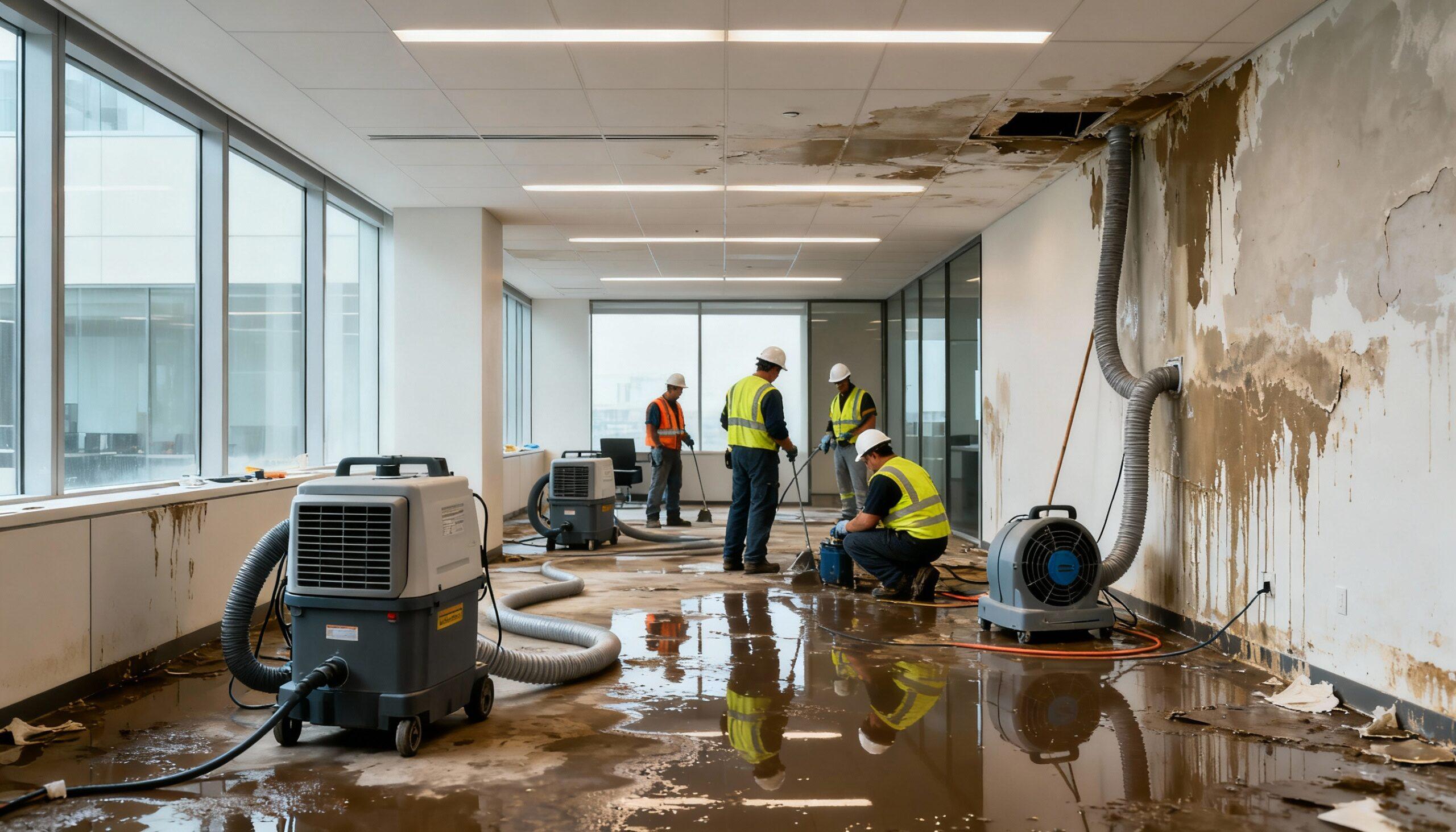 commercial building water damage